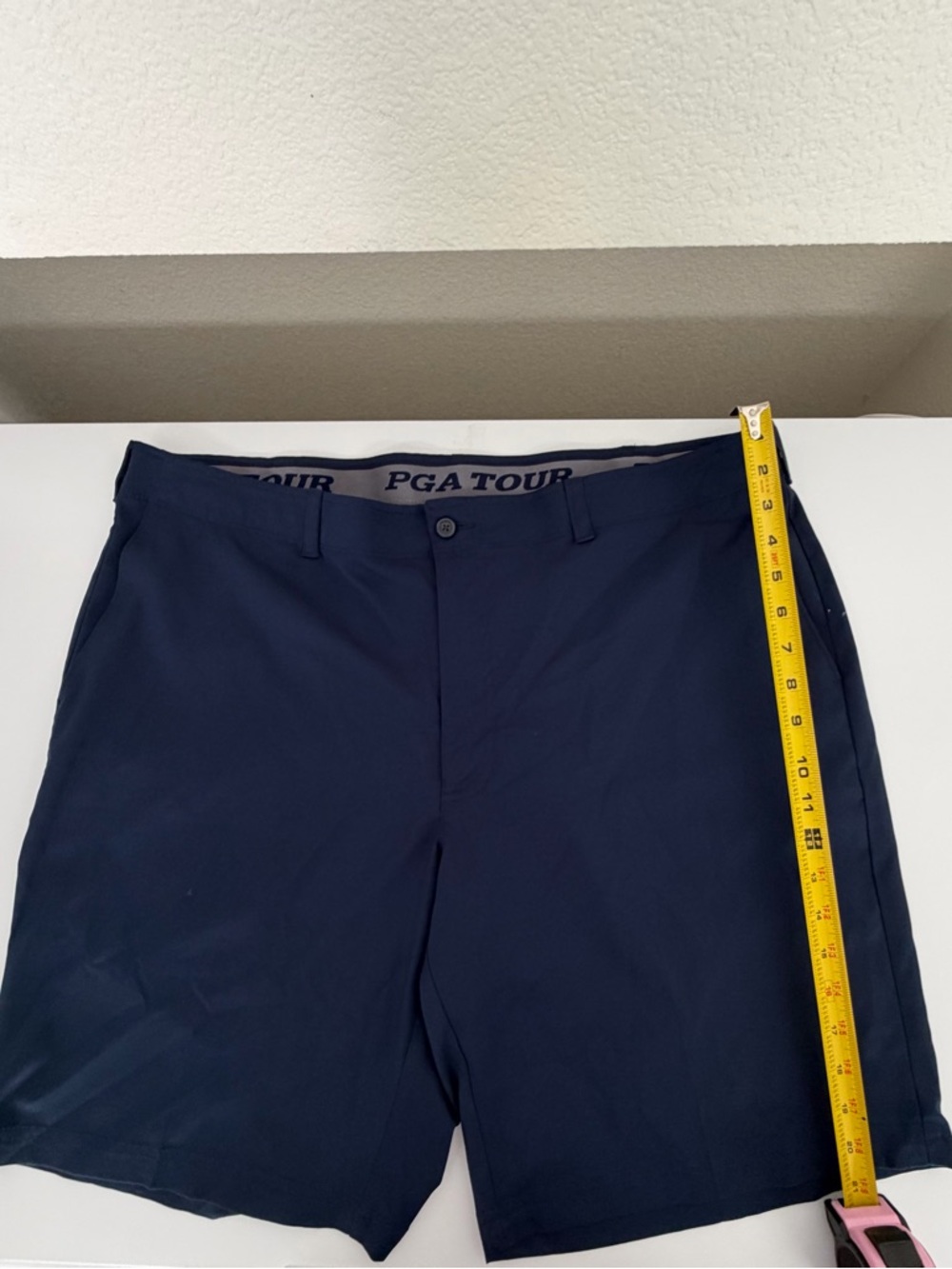 PGA Tour Men's‎ Sports Shorts – Navy and Beige - Picture 11 of 12